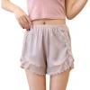 Korean-style loose anti-glare safety pants for outerwear, women's summer ice silk plate-sized leggings with lace edges, and shorts and pajama pants for innerwear Item Picture